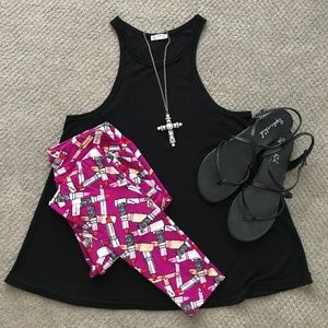 LuLaRoe One size Lipstick Leggings